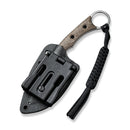 CIVIVI Midwatch Fixed Blade Knife Micarta Handle (3.39" N690 Blade) C20059B - 2 - CIVIVI
