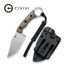 CIVIVI Midwatch Fixed Blade Knife Micarta Handle (3.39" N690 Blade) C20059B - 2 - CIVIVI