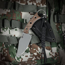 CIVIVI Midwatch Fixed Blade Knife Micarta Handle (3.39" N690 Blade) C20059B - 2 - CIVIVI