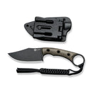 CIVIVI Midwatch Fixed Blade Knife Micarta Handle (3.39" N690 Blade) C20059B - 3 - CIVIVI