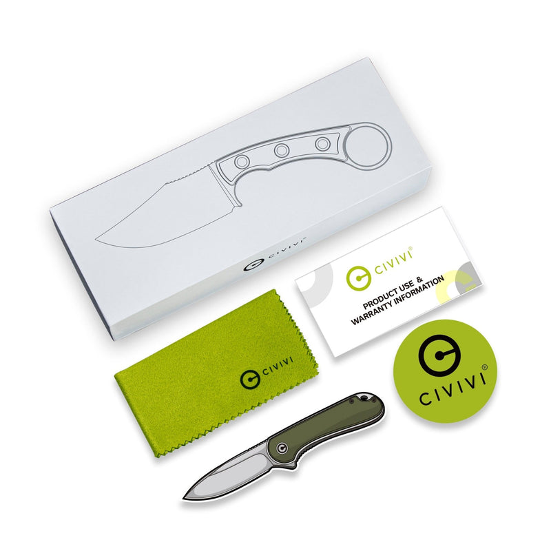 CIVIVI Midwatch Fixed Blade Knife - Micarta Handle N690 Blade
