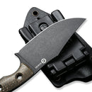 CIVIVI Midwatch Fixed Blade Knife Micarta Handle (3.39" N690 Blade) C20059B - 3 - CIVIVI