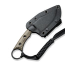 CIVIVI Midwatch Fixed Blade Knife Micarta Handle (3.39" N690 Blade) C20059B - 3 - CIVIVI