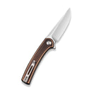 CIVIVI Mini Asticus Flipper Knife Copper Handle (3.25" 10Cr15CoMoV Blade) C19026B - 1 - CIVIVI