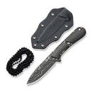 CIVIVI Mini Elementum Fixed Blade Knife Micarta Handle (2.24" Damascus Blade) C23010 - DS1 - CIVIVI