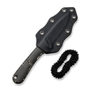 CIVIVI Mini Elementum Fixed Blade Knife Micarta Handle (2.24" Damascus Blade) C23010 - DS1 - CIVIVI
