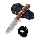 CIVIVI Mini Elementum Fixed Blade Knife Wood Handle (2.24" Nitro - V Blade) C23010 - 4 - CIVIVI