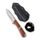 CIVIVI Mini Elementum Fixed Blade Knife Wood Handle (2.24" Nitro - V Blade) C23010 - 4 - CIVIVI