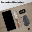 CIVIVI Mini Elementum Fixed Blade Knife Wood Handle (2.24" Nitro - V Blade) C23010 - 4 - CIVIVI