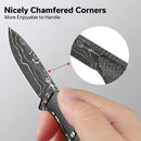 CIVIVI Mini Elementum Fixed Blade Knife Micarta Handle (2.24" Damascus Blade) C23010 - DS1 - CIVIVI