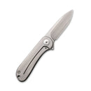 CIVIVI Mini Elementum Flipper Knife Brass Handle (1.83" 14C28N Blade) C18062Q - 1 - CIVIVI