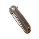CIVIVI Mini Elementum Flipper Knife Brass Handle (1.83" 14C28N Blade) C18062Q - 1 - CIVIVI