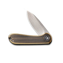 CIVIVI Mini Elementum Flipper Knife Brass Handle (1.83" 14C28N Blade) C18062Q - 1 - CIVIVI