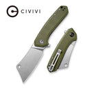 CIVIVI Mini Mastodon Flipper Knife G10 Handle (2.97" 9Cr18MoV Blade) C2011A - CIVIVI