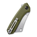 CIVIVI Mini Mastodon Flipper Knife G10 Handle (2.97" 9Cr18MoV Blade) C2011A - CIVIVI