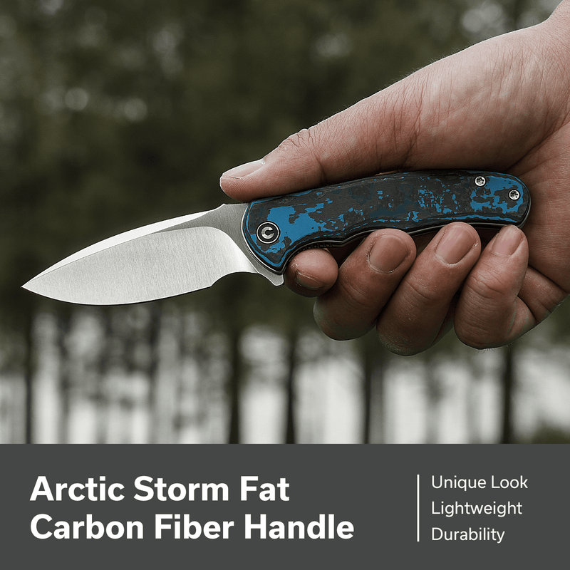 CIVIVI Mini Praxis Flipper Knife FatCarbon Fiber Handle (2.98 CIVIVI Mini Praxis Flipper Knife FatCarbon Fiber Handle (2.98