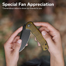 CIVIVI Mini Praxis Flipper Knife Ultem Handle (2.98" D2 Blade) C18026C - 5 - CIVIVI
