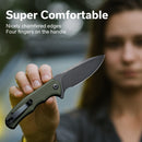 CIVIVI Mini Praxis Flipper Knife G10 Handle (2.98" D2 Blade) C18026C - 1 - CIVIVI