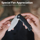CIVIVI Mini Praxis Flipper Knife G10 Handle (2.98" D2 Blade) C18026C - 2 - CIVIVI