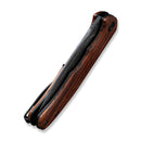 CIVIVI Mini Praxis Flipper Knife Wood Handle (2.98" Damascus Blade) C18026C - DS1 - CIVIVI