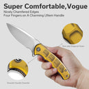 CIVIVI Mini Praxis Flipper Knife Ultem Handle (2.98" D2 Blade) C18026C - 4 - CIVIVI