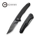 CIVIVI Mini Sandbar Flipper Knife Micarta Handle (2.95" Damascus Blade) C20011 - DS1 - CIVIVI