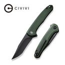 CIVIVI Mini Sandbar Flipper Knife Micarta Handle (2.95" Nitro - V Blade) C20011 - 3 - CIVIVI