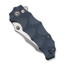 CIVIVI Natterjack Flipper & Thumb Stud & Button Lock Knife Milled Neutral Blue G10 Handle (3.19" Satin Finished 14C28N Blade) C24028 - 2
