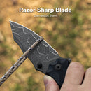 CIVIVI Natterjack Thumb Stud & Button Lock Knife G10 Handle (3.19" Damascus Blade) C24028 - DS1 - CIVIVI