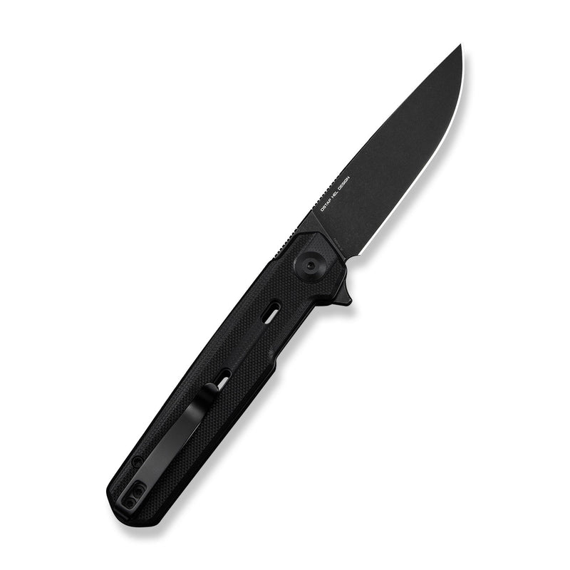 CIVIVI Navo Flipper Knife Black G10 Handle (3.25" Black Stonewashed Nitro - V Blade) C25015A - 1