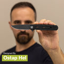 CIVIVI Navo Flipper Knife Black G10 Handle (3.25" Black Stonewashed Nitro - V Blade) C25015A - 1