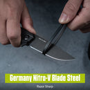 CIVIVI Navo Flipper Knife Black G10 Handle (3.25" Black Stonewashed Nitro - V Blade) C25015A - 1