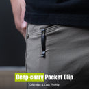 CIVIVI Navo Flipper Knife Green Canvas Micarta Handle (3.25" Black Stonewashed Nitro - V Blade) C25015A - 2