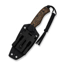 CIVIVI Nivren Black & Brown G10 Handle (3.75" Black Stonewashed 14C28N Blade) C25103 Sample1 - CIVIVI