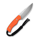 CIVIVI Nivren Orange G10 Handle (3.75" Stonewashed 14C28N Blade) C25103 Sample2 - CIVIVI
