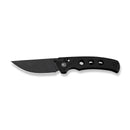 CIVIVI Noctis Thumb Stud & Crossbar Lock Knife Black G10 Handle (2.98" Black Stonewashed Nitro - V Blade) C24020C - 1
