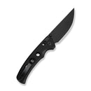 CIVIVI Noctis Thumb Stud & Crossbar Lock Knife Black G10 Handle (2.98" Black Stonewashed Nitro - V Blade) C24020C - 1
