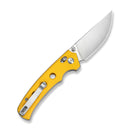 CIVIVI Noctis Thumb Stud & Crossbar Lock Knife Yellow G10 Handle (2.98" Satin Finished Nitro - V Blade) C24020C - 2