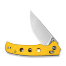CIVIVI Noctis Thumb Stud & Crossbar Lock Knife Yellow G10 Handle (2.98" Satin Finished Nitro - V Blade) C24020C - 2