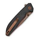CIVIVI Norsent Flipper & Thumb Stud Knife Black Canvas Micarta Handle (3.36" Dark Brown Stonewashed 14C28N Blade) C25044 Sample2