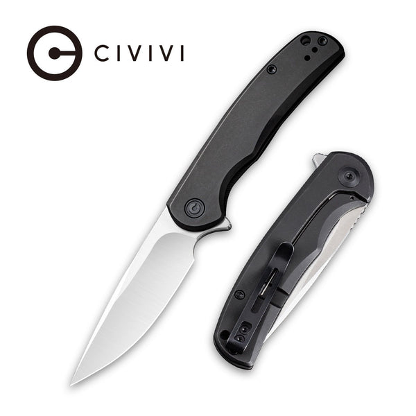 CIVIVI NOx Flipper Knife Stainless Steel Handle Nitro-V Blade