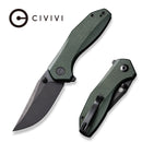 CIVIVI ODD 22 Flipper & Thumb Stud Knife Micarta Handle (2.97" 14C28N Blade) C21032 - 2 - CIVIVI