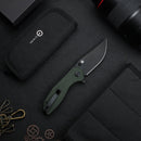 CIVIVI ODD 22 Flipper & Thumb Stud Knife Micarta Handle (2.97" 14C28N Blade) C21032 - 2 - CIVIVI