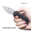CIVIVI Odium Flipper & Thumb Hole Knife G10 Handle (2.65" D2 Blade) C2010D - CIVIVI
