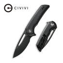 CIVIVI Odium & Thumb Hole Flipper Knife G10 Handle (2.65" D2 Blade) C2010E - CIVIVI