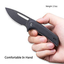 CIVIVI Odium & Thumb Hole Flipper Knife G10 Handle (2.65" D2 Blade) C2010E - CIVIVI