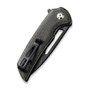 CIVIVI Odium Flipper & Thumb Hole Knife Micarta Handle (2.65" D2 Blade) C2010G - CIVIVI
