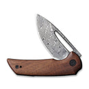 CIVIVI Odium Flipper & Thumb Hole Knife Wood Handle (2.65" Damascus Blade) C2010DS - 1 - CIVIVI