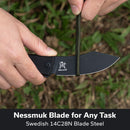 CIVIVI Outlaw Muk Flipper & Button Lock Knife Black G10 Handle (3.47" Black Stonewashed 14C28N Blade) C24079 - 1