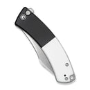 CIVIVI Outlaw Muk Flipper & Button Lock Knife Black & White G10 Handle (3.47" Satin Finished 14C28N Blade) C24079 - 4